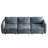 92.5" 3-Seater Convertible Sofa, Blue-Grey, Living Room-954759128-954759135