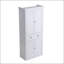 Armoire de rangement pour garde-manger autoportante avec tablettes réglables, tiroir et portes magnétiques pour une organisation efficace