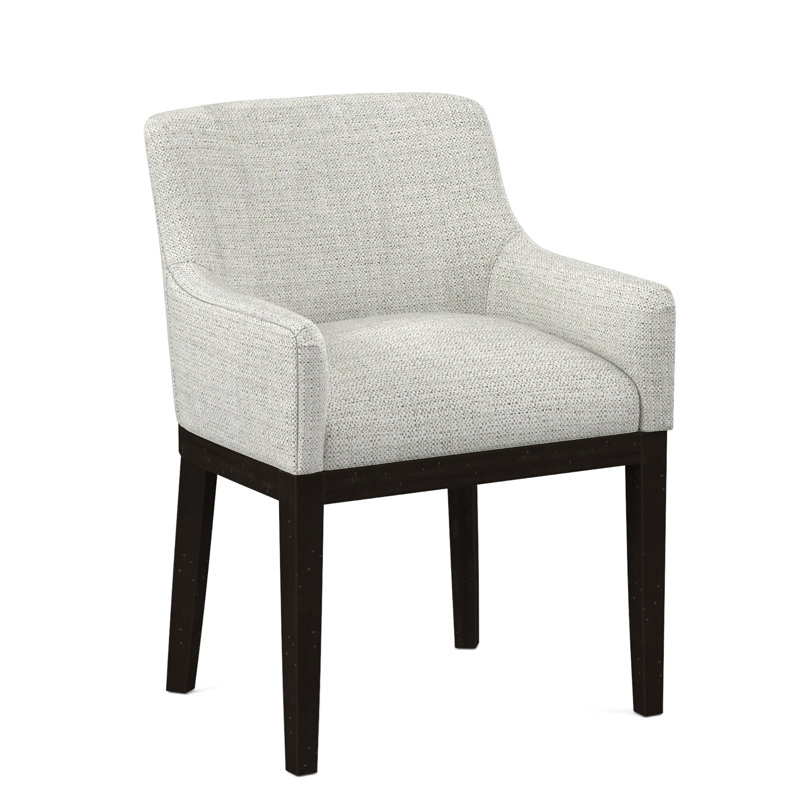 Upholstered Arm Chair, Black, 61703-88