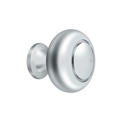 Deltana KR119U26 Poignée ronde avec rainure en chrome poli