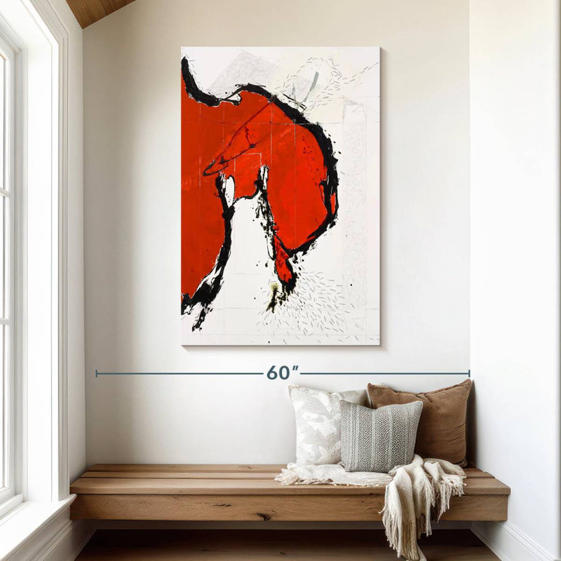 Avery Abstract Splash III, 48" H x 32" W