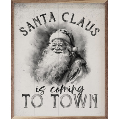 Le père Noël arrive en ville