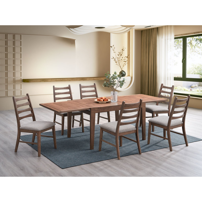 Patrick 7-piece Dining Table Set, Beige