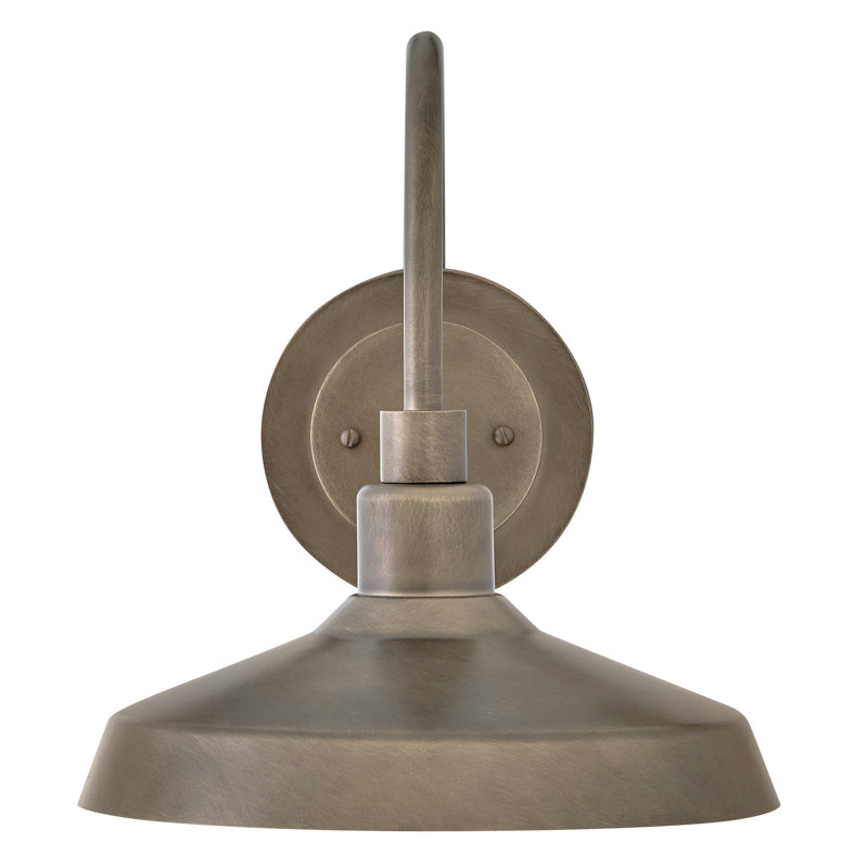 Hinkley Forge Medium Wall Mount Barn Light, Burnished Bronze, 13.25" H x 12" W x 13.25" D