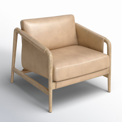 Carollo Genuine Leather Armchair