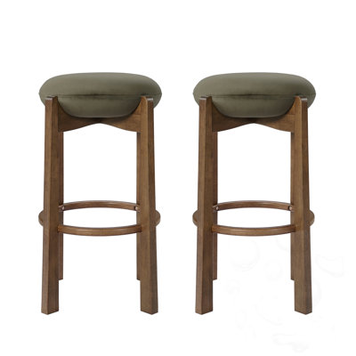 Tabouret de bar intérieur en bois rembourré