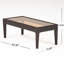Tranquillité extérieure - 4 pièces brunes avec coussins beiges tendance 4 pièces