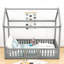 Lit simple en bois avec clôture Dasan-99415496