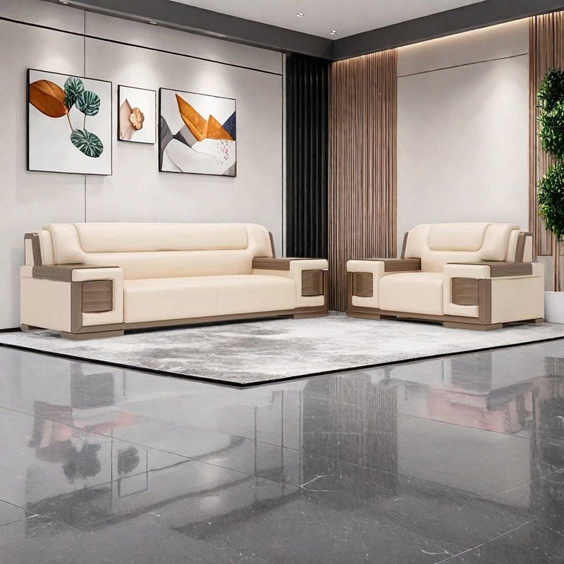 Business simple classic comfortable sofa set