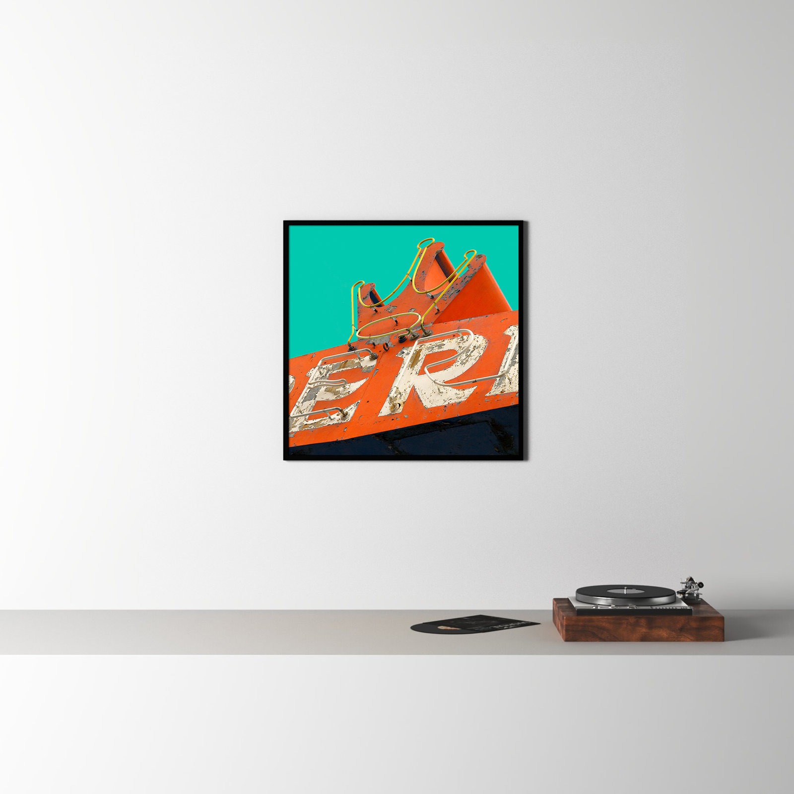 Eria by Robert Cadloff, Black, 34.25" H x 34.25" W x 0.88" D