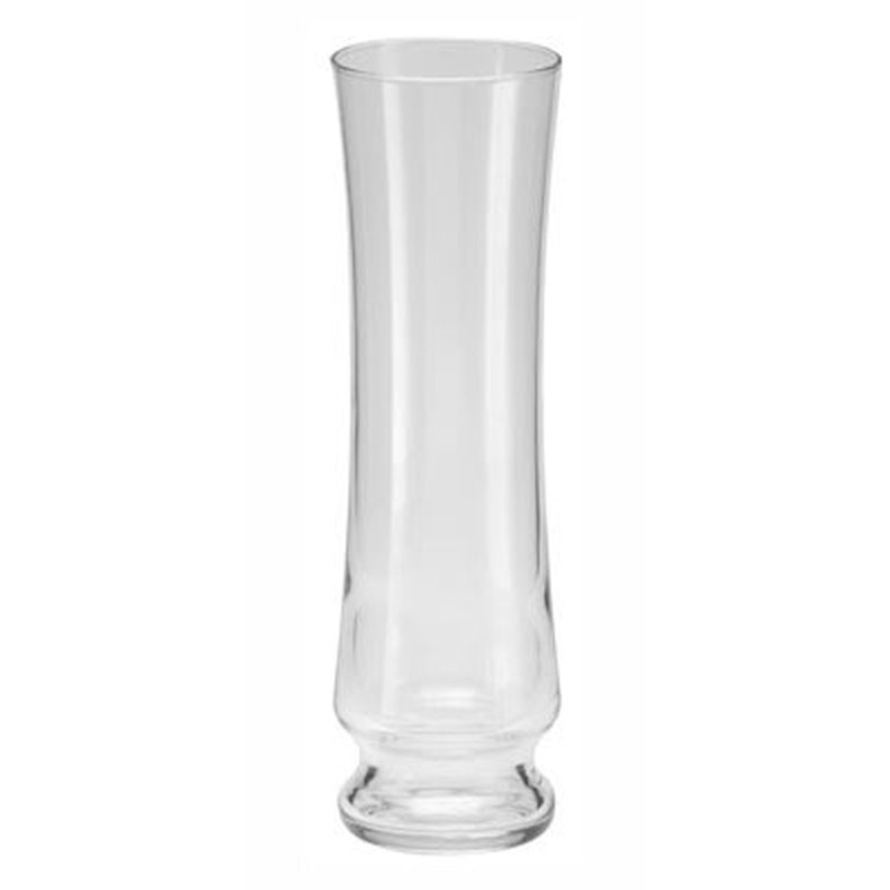 Vase en verre transparent, H 9 po x l 3 po x P 3 po