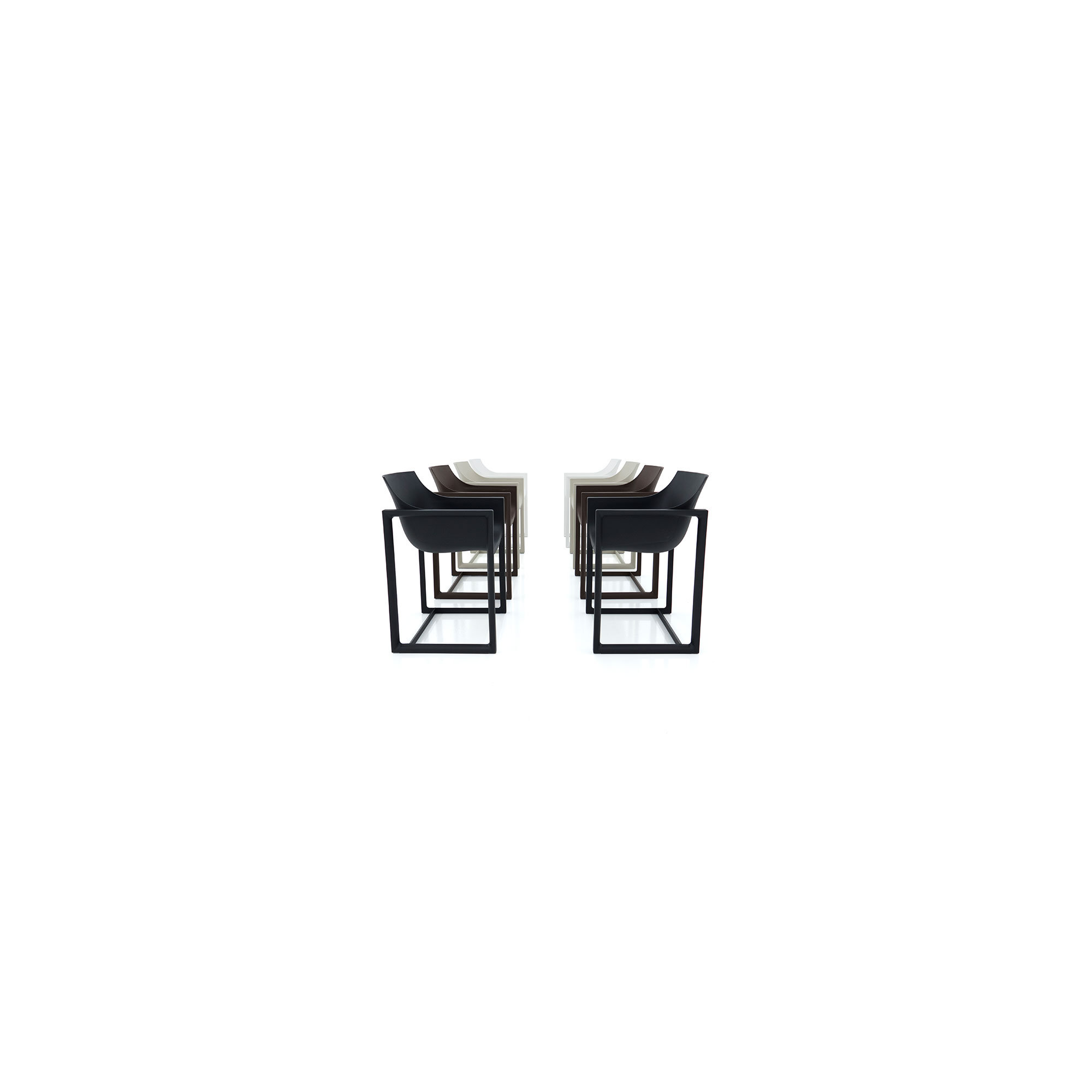 Wall Street Patio Dining Chair, Black