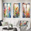 «Window Of Floral Blooms», 3 pièces sur toile-2013908692-2013908693
