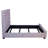Grey Upholstered Queen Bed