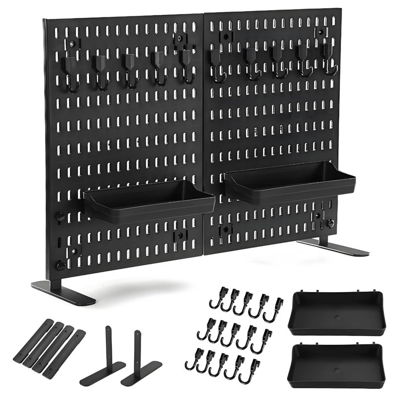 Ensemble de 2 panneaux perforés en métal 16,53 po x 11,81 po
