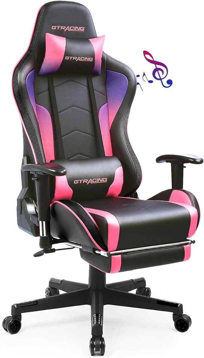 Ergonomic Gt Racing Gaming Chair With Speakers Mua GTPLAYER Gaming