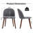 Linen Upholstered Side Chair with Solid Wood Legs (Set of 4)-1282730318