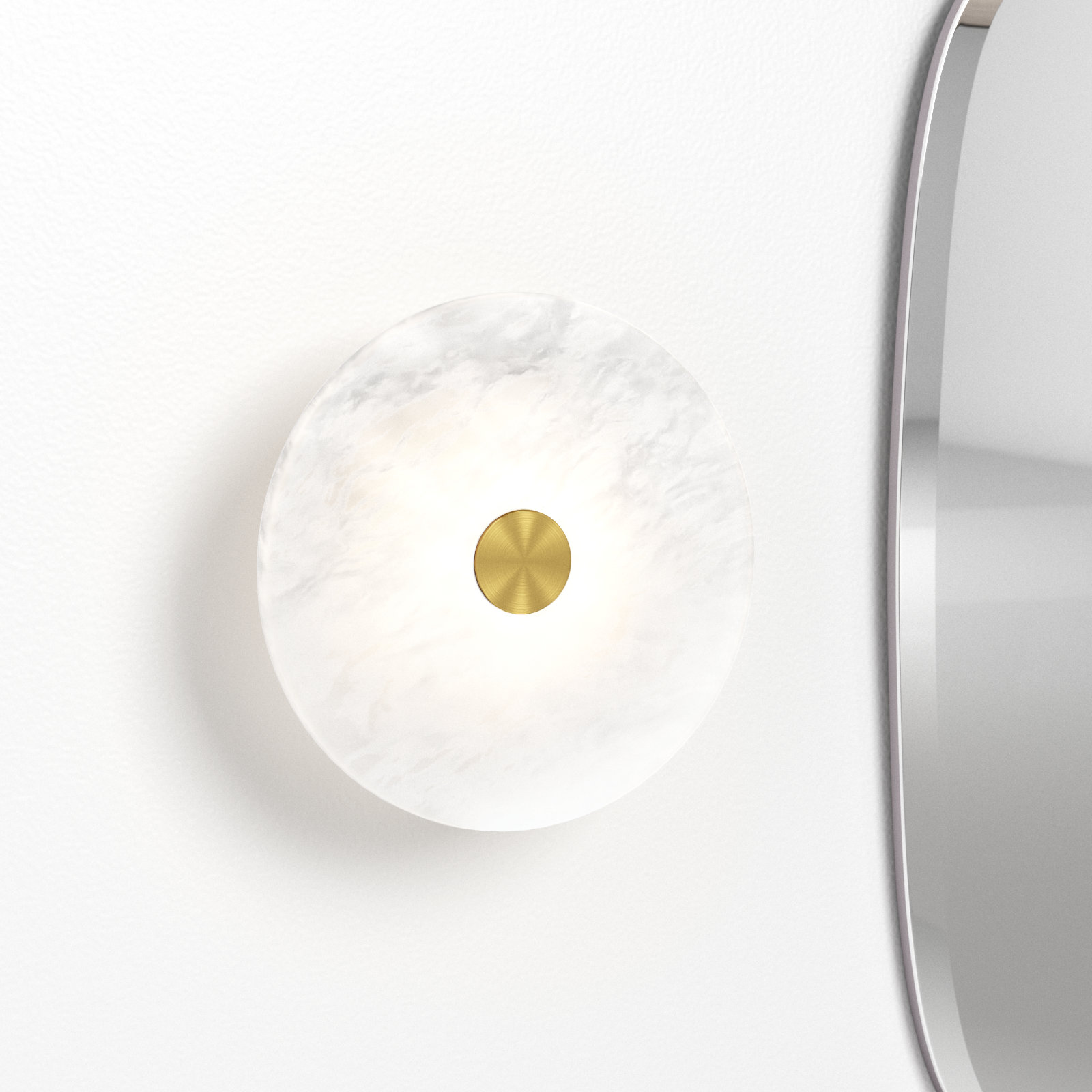 Corinna Wall Sconce, Brass