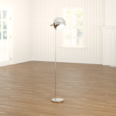 167cm Chrome Task Floor Lamp