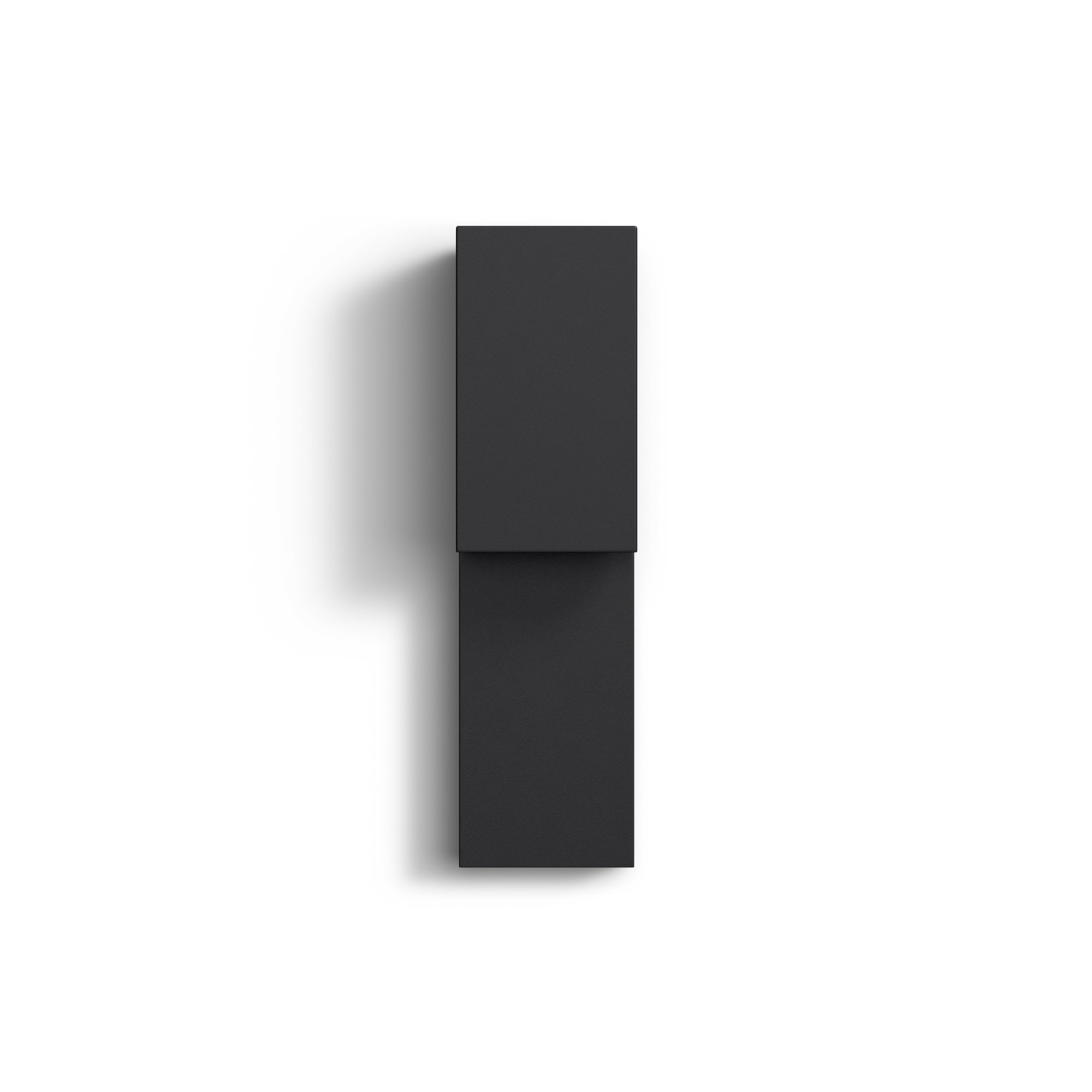 Bronwyn Outdoor Aluminum LED Wall Light, Black