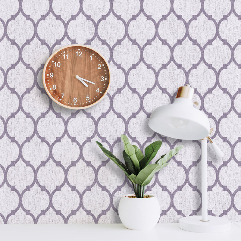 Rouleau de papier peint L 51,18 pi x l 41,64 po, Lilas