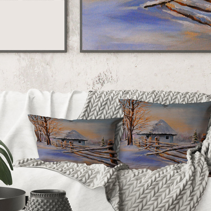 Floral Throw Pillow