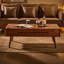 Table basse moderne simple en bois massif de noyer noir-105358834