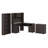 Shelonda 4 Piece Computer Desk Office Set-1854894889