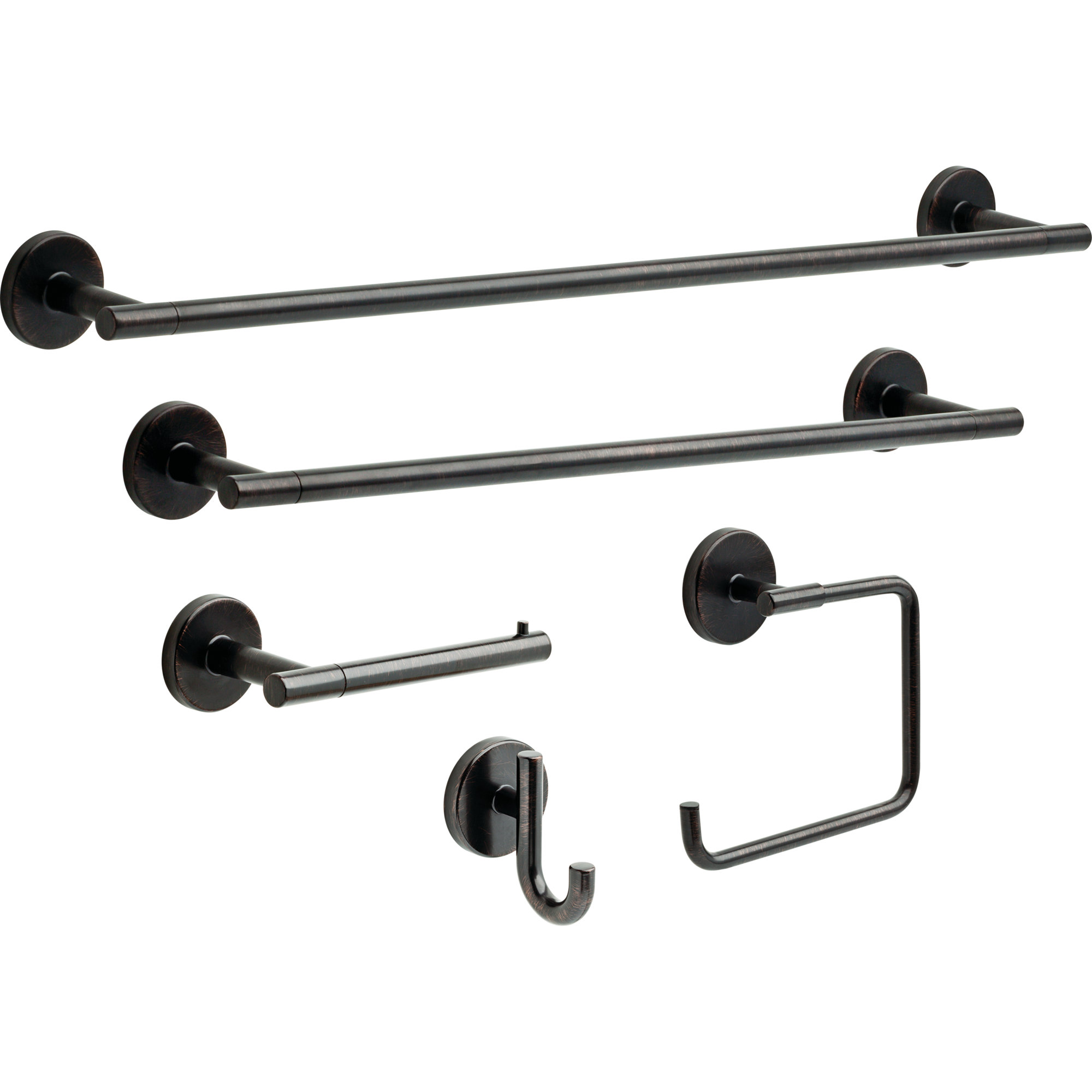 Trinsic Wall Mount Towel Bar Bath Hardware Accessory, 1.13" H x 18" L x 3.31" D, Venetian Bronze