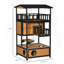 Niche pour chat en bois Pawhut