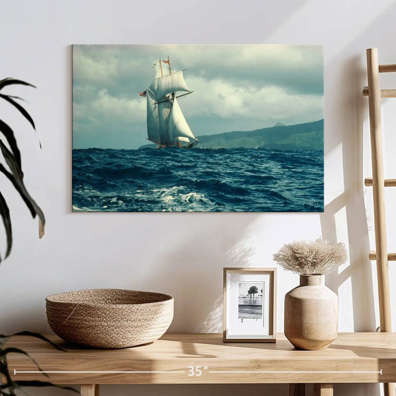 Mehar Sailboat Sea Storm