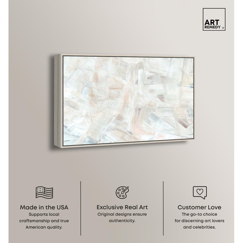 «Layered Mind», reproduction d'art sur toile par Art Remedy, H 31 po x l 46 po, Silver Frame