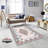 Luxurious 3D Printed Woven Carpet, 55.1 x 86.6 inches | 100% Polyester, Antibacterial, Machine Washable | Non-Slip PVC Felt Dot Underside, 0.3 in Pile Height | Perfect for Living Room, Bedroom & Home Decor-1721812342