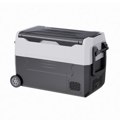 Symple Stuff 0.04m³ L Freestanding Mini Fridge with Freezer
