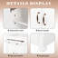 Armoire de salle de bain 27,8 po, seule armoire-126234086