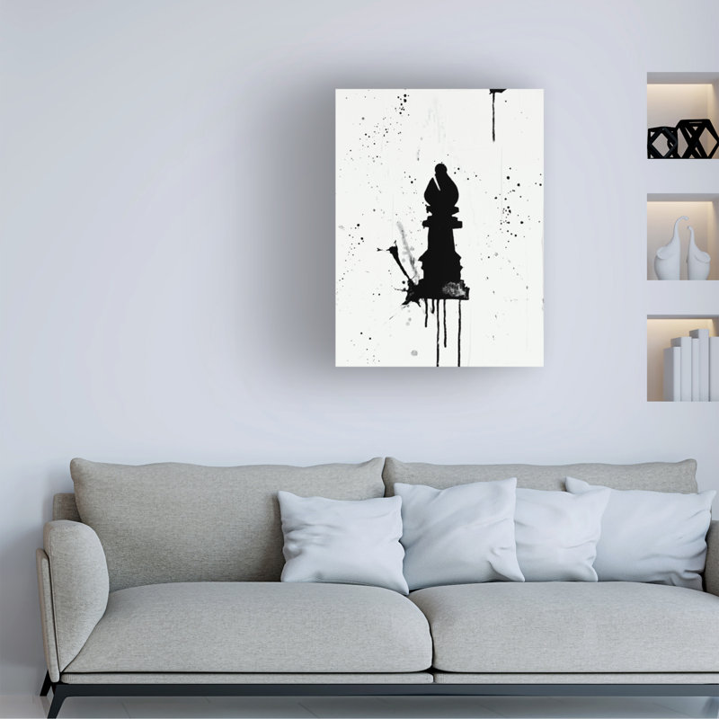 «Chess P pièces III» sur, H 19 po x l 14 po