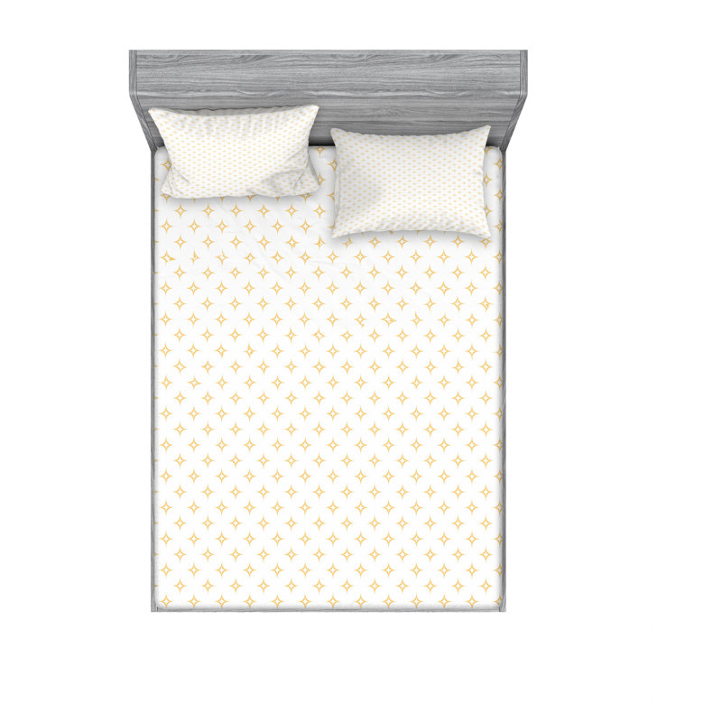 Microfiber Sheet Set, Queen Sheet Set with Fitted Sheet