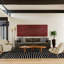 Wool Striped Indoor / Outdoor Rug-1839465679