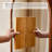 Retro Rubber Wood Frame Wall-Mounted And Portable Full-Length Mirror With Storage Function