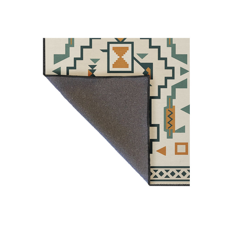 Tapis tissé crème Mosso, 2' x 2'11"