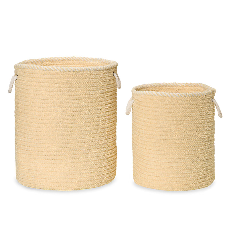 Panier à linge doux, Jaune, Moyen (22 po x 17 po x 17 po)