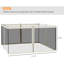 Filet de remplacement en filet 13 'x 13' Outsunny pour abris de jardin et tentes à baldaquin