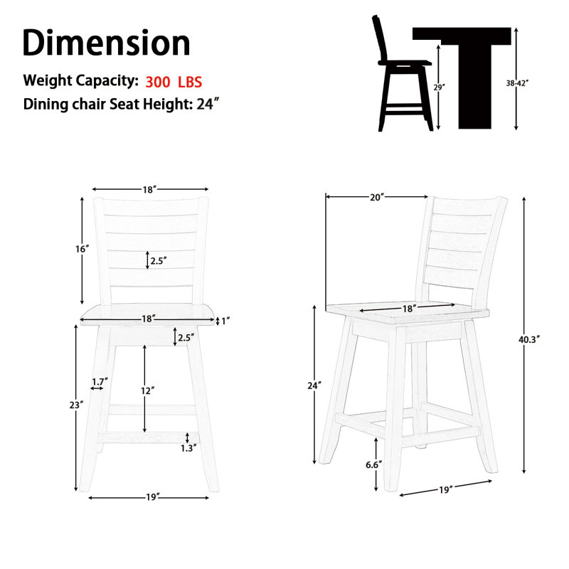 Camellia Counter Height Dining Chair