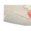 Hand Tufted Area Rug in Coral/Blue/Gray-52732533