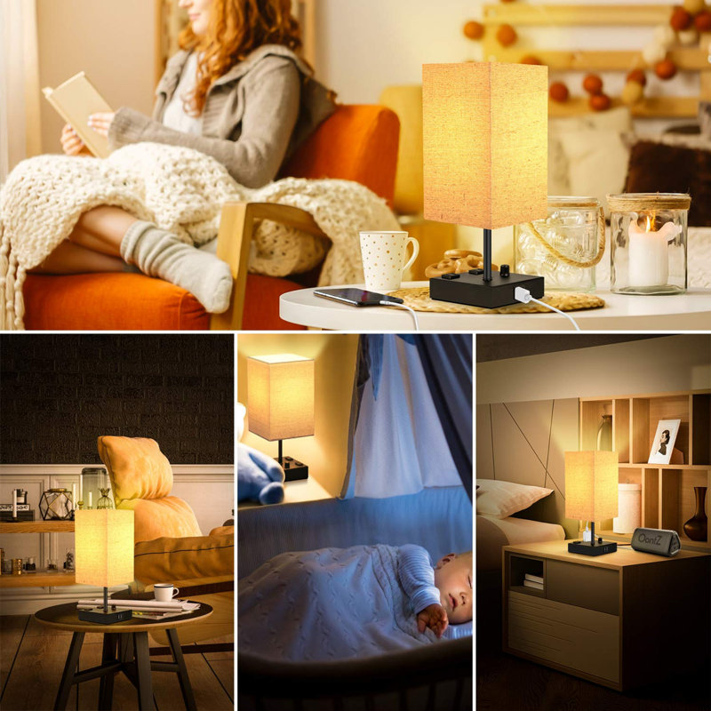 Metal USB Table Lamp