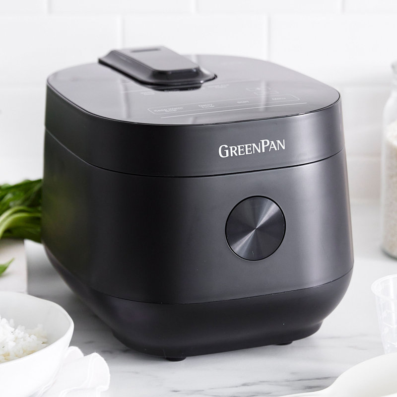 GreenPan Traditional Rice & Grain Cooker, Black