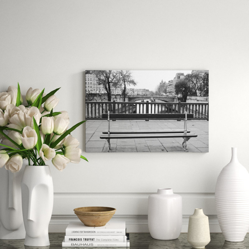 Pont Neuf Bench' Framed Photographic Print
