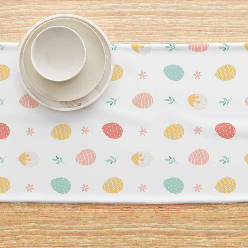Forestal Rectangular Cotton Twill Table Runner, 90" L x  16" W