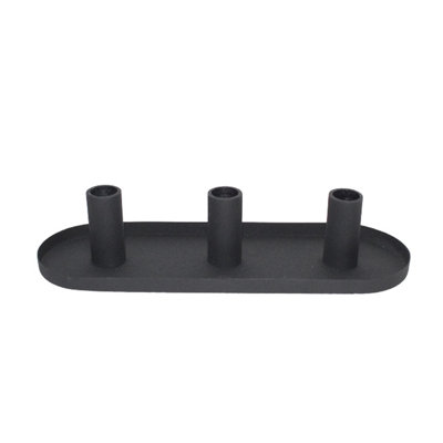 3-Piece Aluminum Candlestick Set
