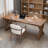 Simple Solid Wood Pine Rectangle Desk-1010104859